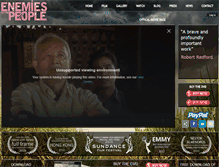 Tablet Screenshot of enemiesofthepeoplemovie.com